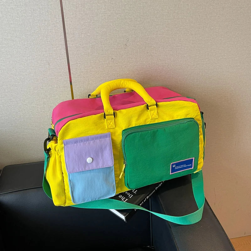 Duffel Bag Multi-Pocket Spacious Durable Fabric