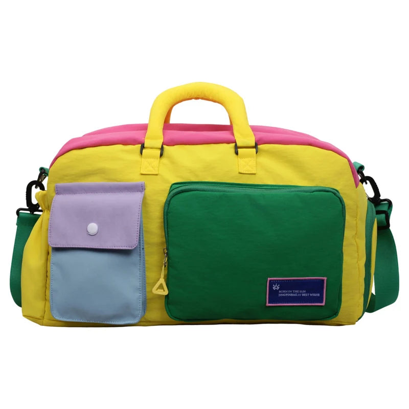 Duffel Bag Multi-Pocket Spacious Durable Fabric