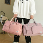 Duffel Bag Multi-Pocket Water-Resistant Adjustable Straps