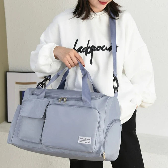 Duffel Bag Multi-Pocket Water-Resistant Adjustable Straps