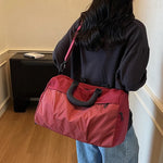 Duffel Bag Multiple Compartments Water-Resistant Padded Handles