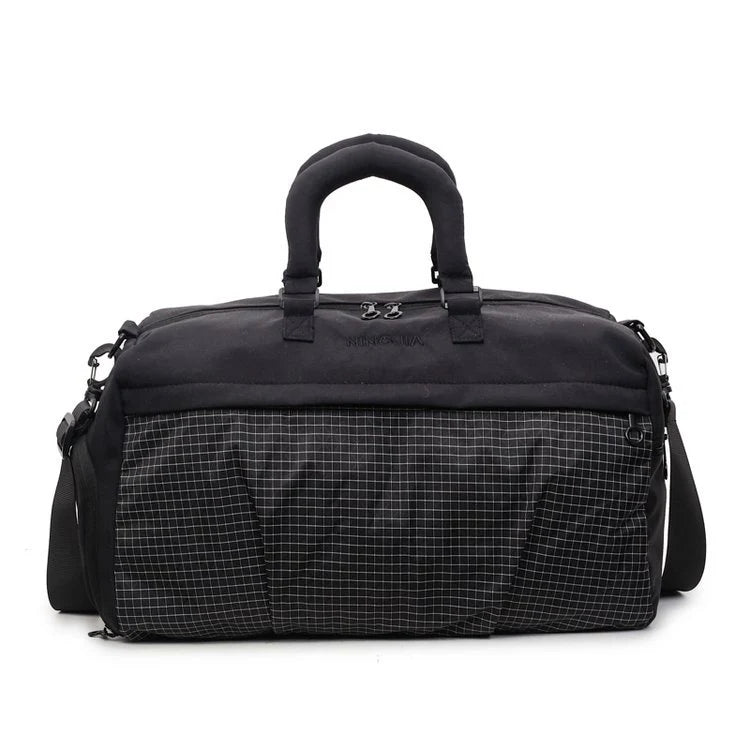Duffel Bag Multiple Compartments Water-Resistant Padded Handles