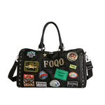 Duffel Bag Patchwork Spacious Detachable Shoulder Strap