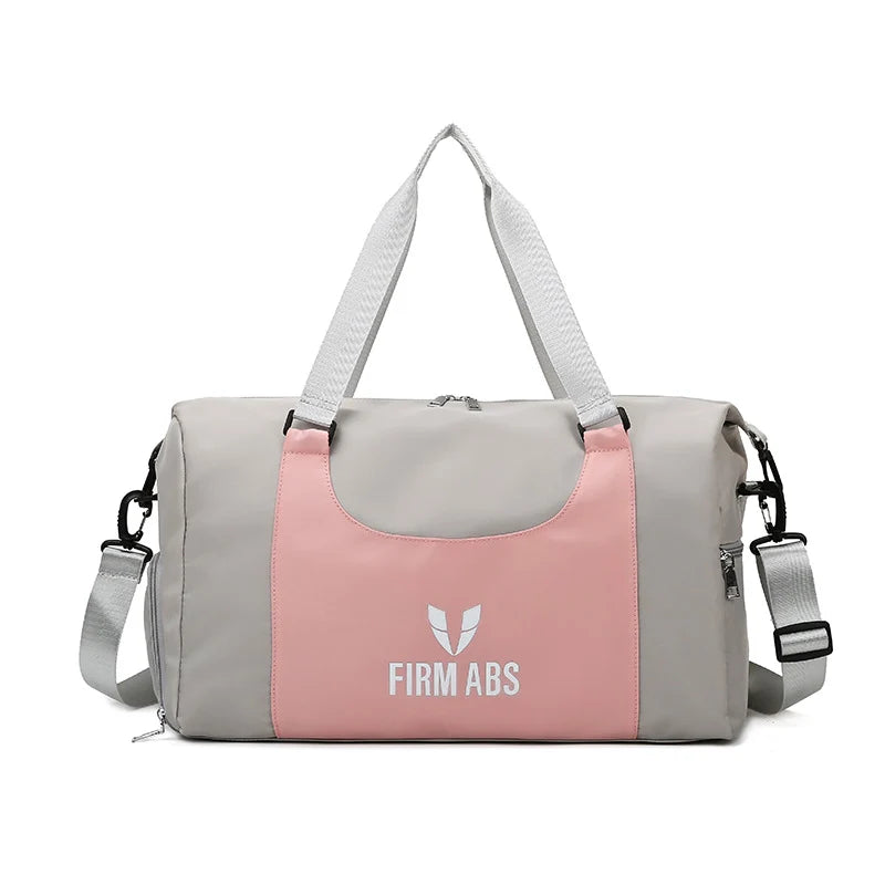 Duffel Bag Recycled Fabric Multiple Compartments & Padded Handles