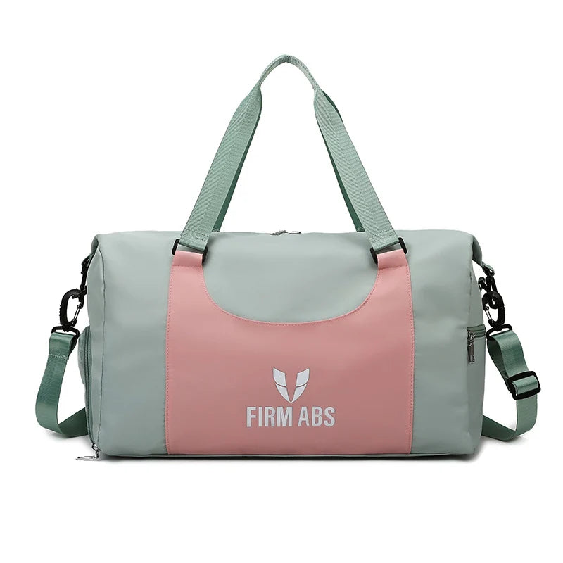 Duffel Bag Recycled Fabric Multiple Compartments & Padded Handles