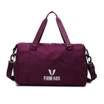 Duffel Bag Recycled Fabric Multiple Compartments & Padded Handles