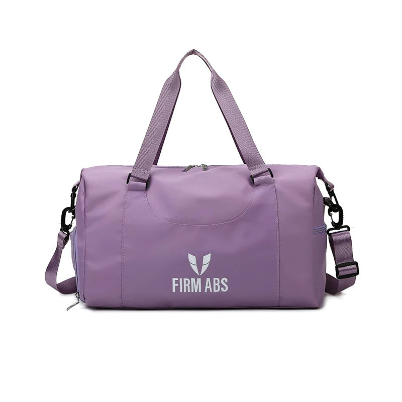 Duffel Bag Recycled Fabric Multiple Compartments & Padded Handles