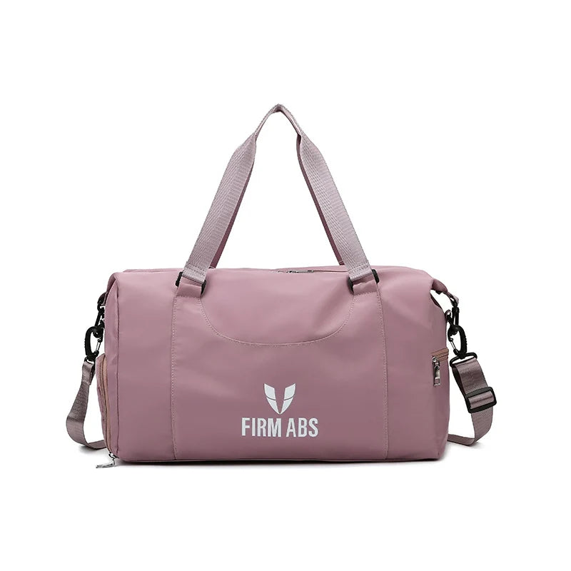 Duffel Bag Recycled Fabric Multiple Compartments & Padded Handles