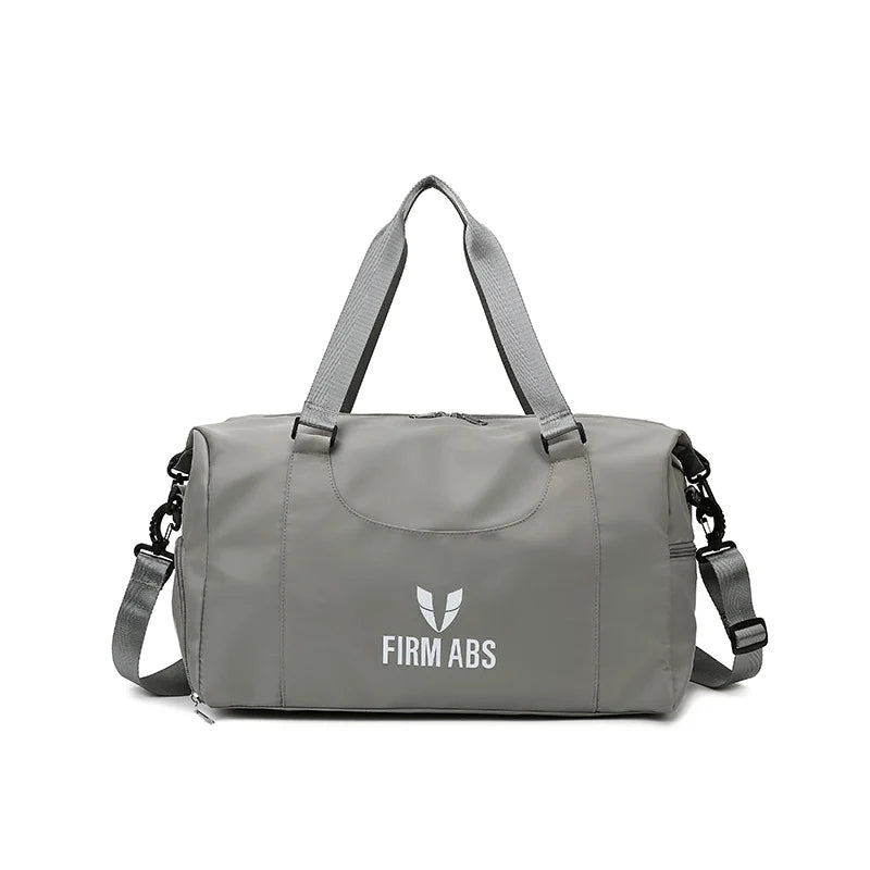 Duffel Bag Recycled Fabric Multiple Compartments & Padded Handles