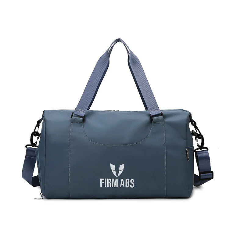 Duffel Bag Recycled Fabric Multiple Compartments & Padded Handles