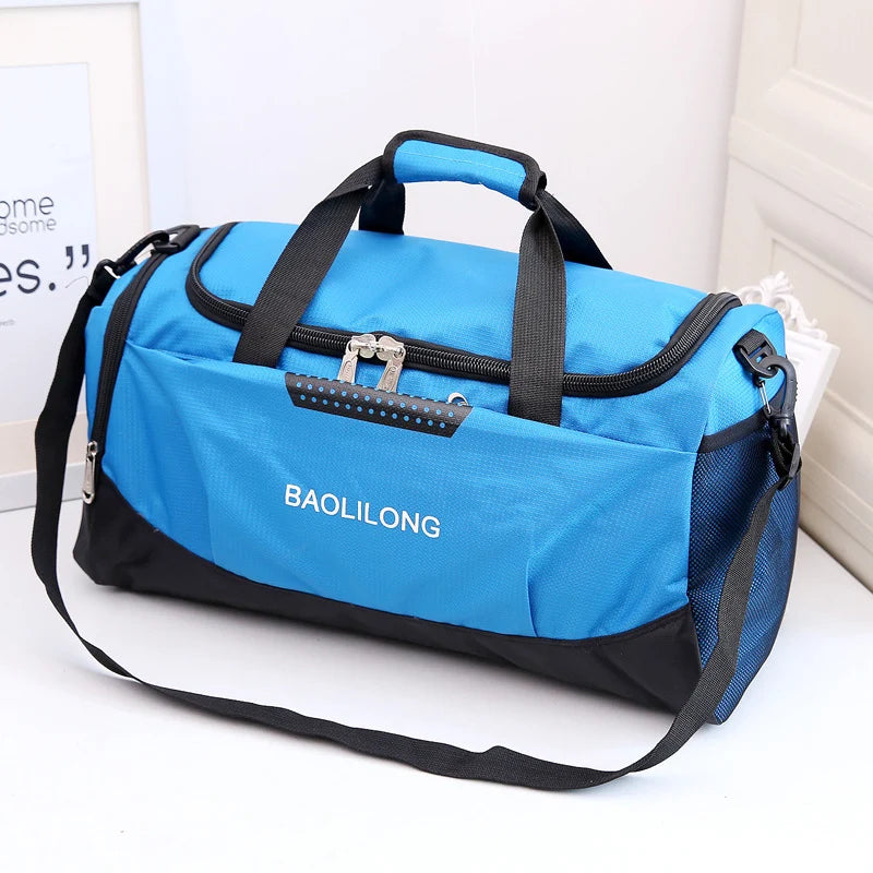 Duffel Bag Separate Shoe Compartment Durable Fabric