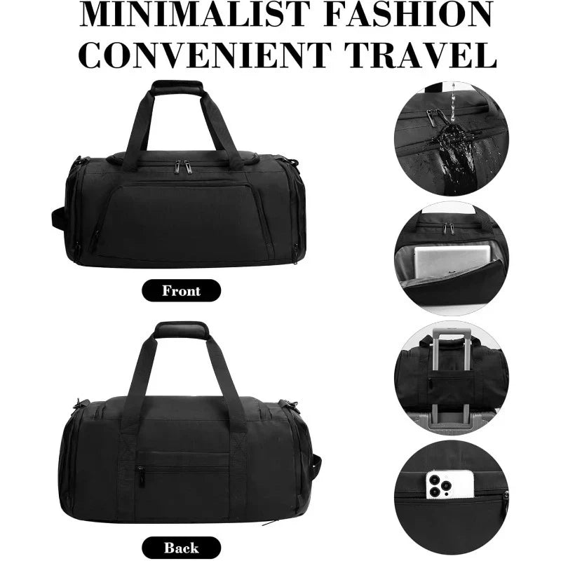 Duffel Bag Spacious Durable Multiple Pockets Padded Shoulder Strap