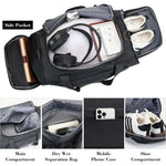 Duffel Bag Spacious Durable Multiple Pockets Padded Shoulder Strap