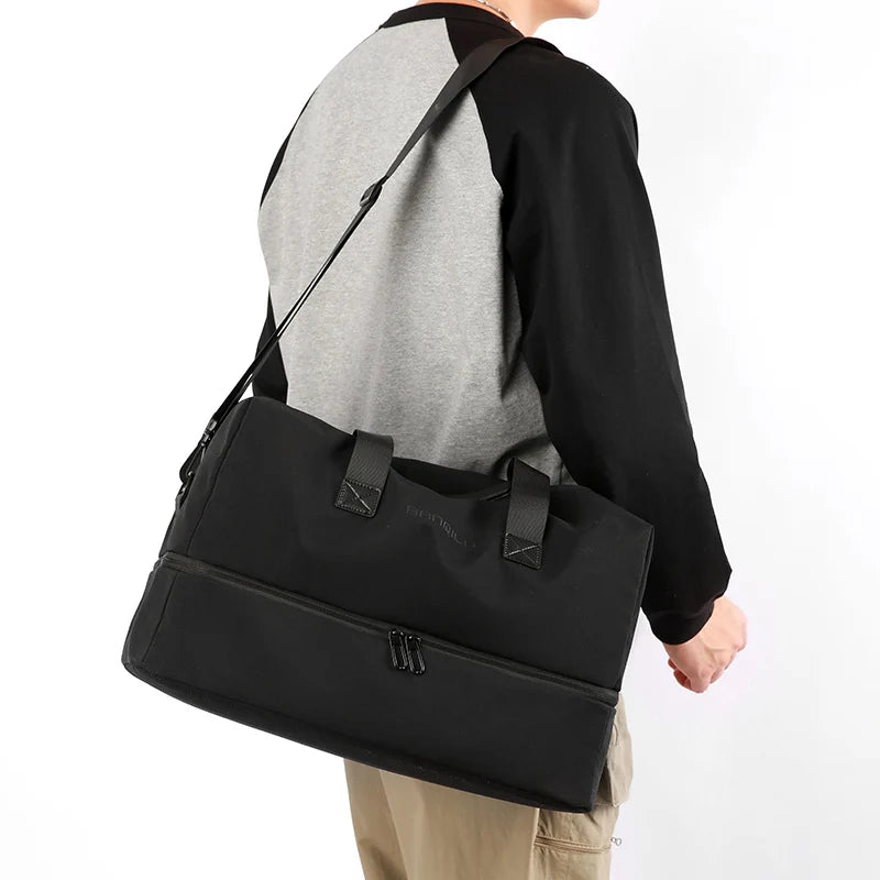 Duffel Bag Spacious Interior Multiple Compartments Durable Fabric