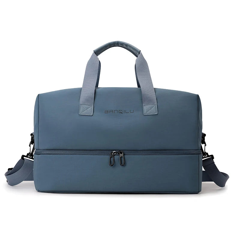 Duffel Bag Spacious Interior Multiple Compartments Durable Fabric