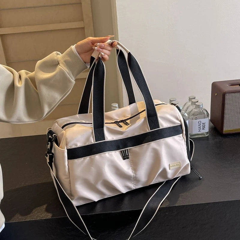 Duffel Bag Spacious Interior Water-Resistant Adjustable Shoulder Strap