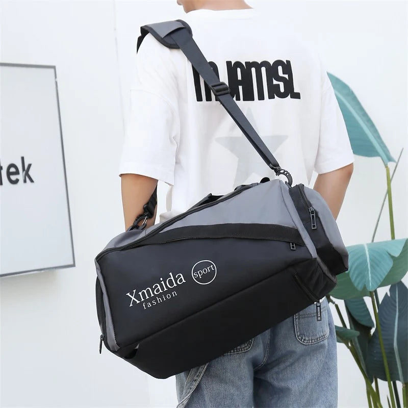Duffel Bag Spacious Main Compartment Weather-Resistant Fabric Multiple Pockets