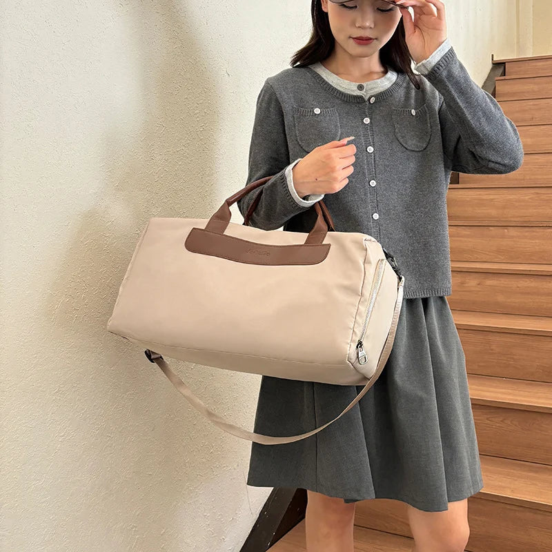 Duffel Bag Spacious Multi-Pocket Adjustable Strap