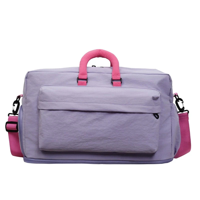 Duffel Bag Spacious Multiple Compartments & Adjustable Strap