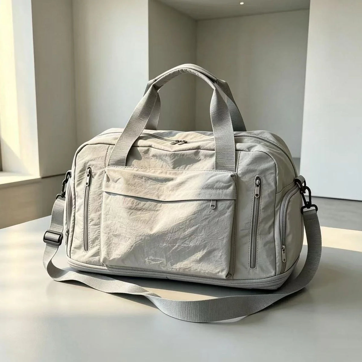 Duffel Bag Spacious Multiple Compartments & Adjustable Straps