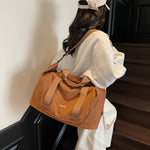 Duffel Bag Spacious Water-Resistant Dual Handles & Detachable Strap