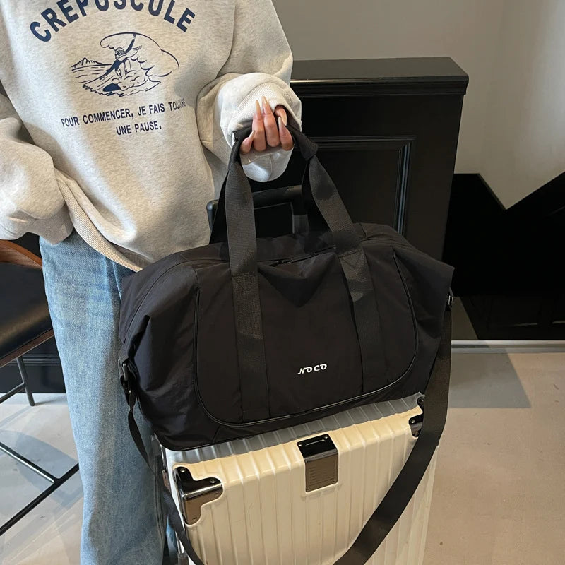 Duffel Bag Spacious Water-Resistant Dual Handles & Detachable Strap