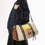 Duffel Bag Spacious Water-Resistant Fabric & Multiple Pockets