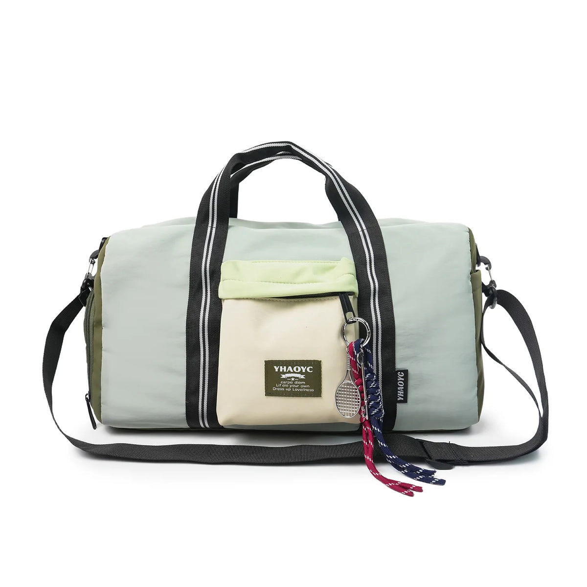 Duffel Bag Spacious Water-Resistant Fabric & Multiple Pockets