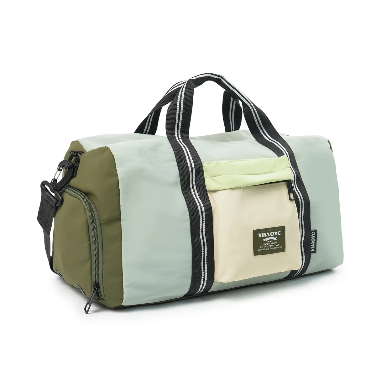 Duffel Bag Spacious Water-Resistant Fabric & Multiple Pockets