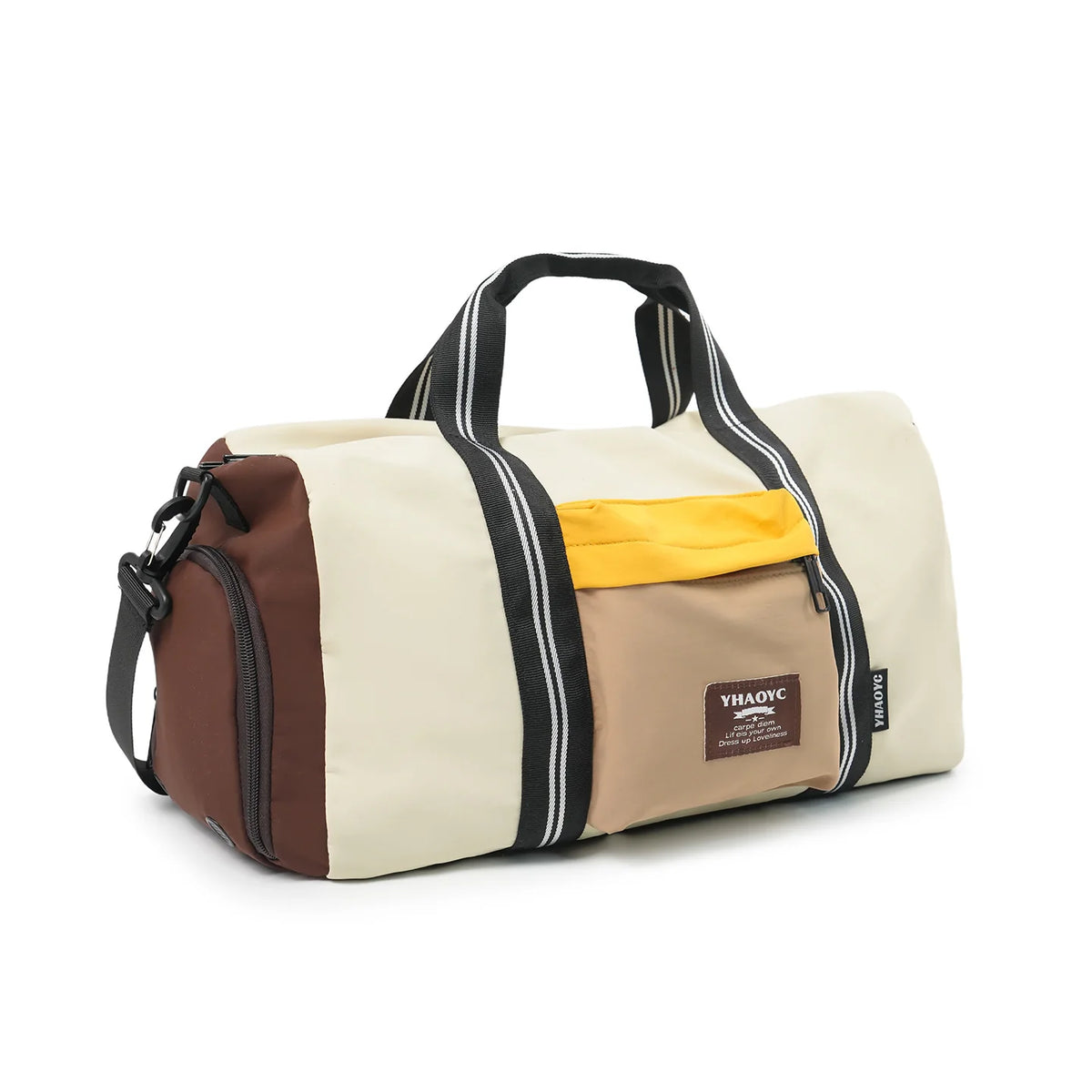 Duffel Bag Spacious Water-Resistant Fabric & Multiple Pockets