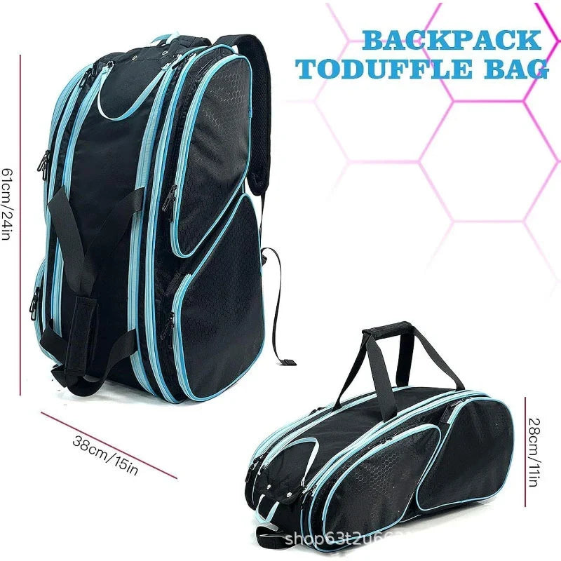 Duffel Bag Spacious Water-Resistant Multiple Zipped Pockets