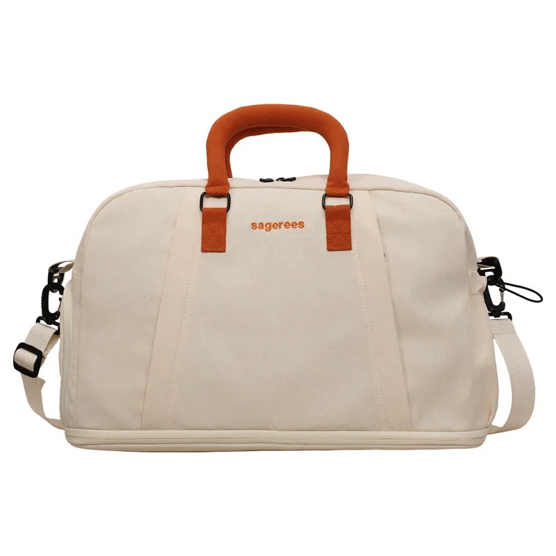 Duffel Bag Spacious Water-Resistant Padded Handles & Detachable Strap