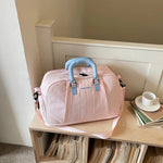 Duffel Bag Spacious Water-Resistant Padded Handles & Detachable Strap