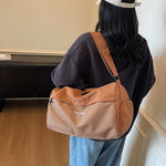 Duffel Bag Spacious Water-Resistant Shoulder Strap & Top Handles