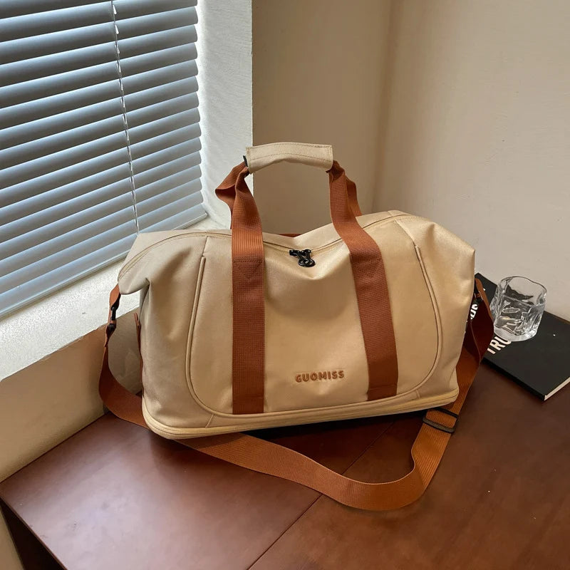 Duffel Bag Spacious Weather-Resistant Dual Handles & Detachable Strap
