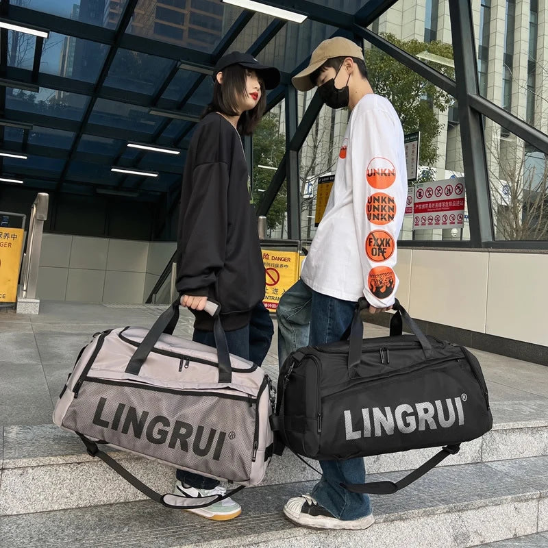 Duffel Bag Spacious Weather-Resistant Padded Handles
