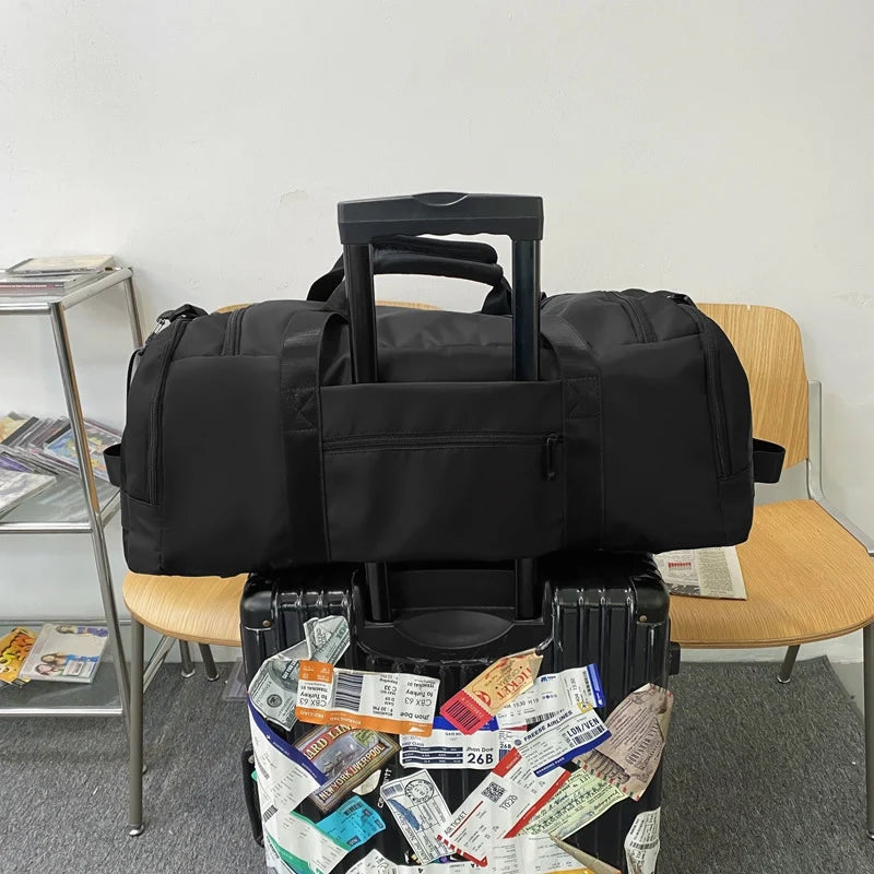 Duffel Bag Spacious Weather-Resistant Padded Handles