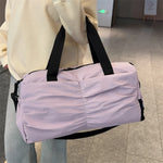 Duffel Bag Tear-Resistant Fabric Dual Handles & Multiple Pockets