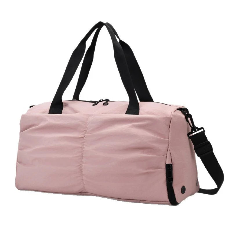Duffel Bag Tear-Resistant Fabric Dual Handles & Multiple Pockets