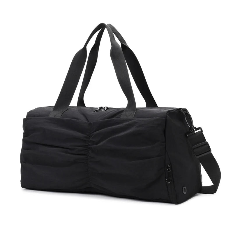 Duffel Bag Tear-Resistant Fabric Dual Handles & Multiple Pockets