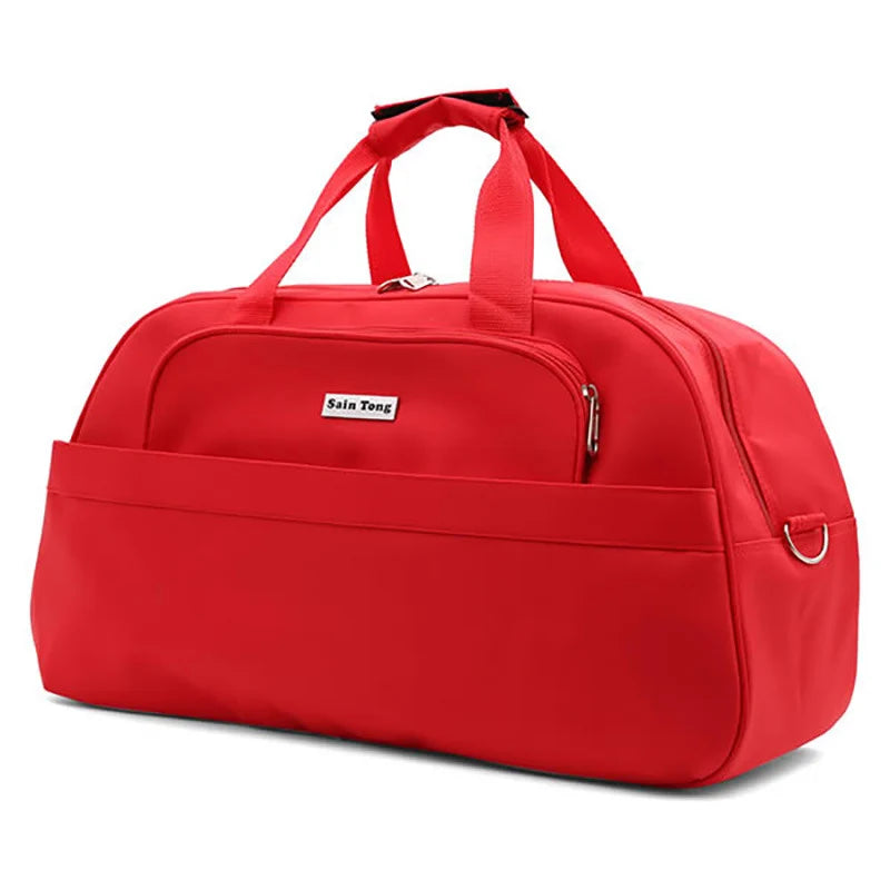 Duffel Bag Tear-Resistant Fabric Multiple Compartments