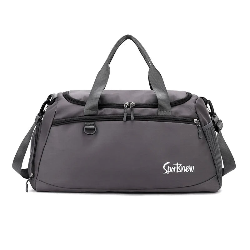 Duffel Bag Tear-Resistant Fabric Multiple Compartments Adjustable Strap