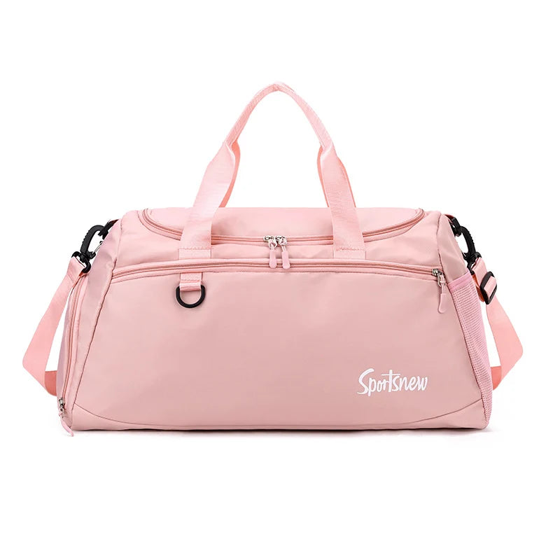 Duffel Bag Tear-Resistant Fabric Multiple Compartments Adjustable Strap