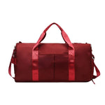 Duffel Bag Tear-Resistant Fabric Padded Handles & Removable Strap