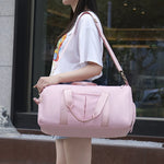 Duffel Bag Tear-Resistant Fabric Padded Handles & Removable Strap