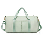 Duffel Bag Tear-Resistant Fabric Padded Handles & Removable Strap