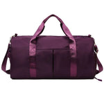 Duffel Bag Tear-Resistant Fabric Padded Handles & Removable Strap