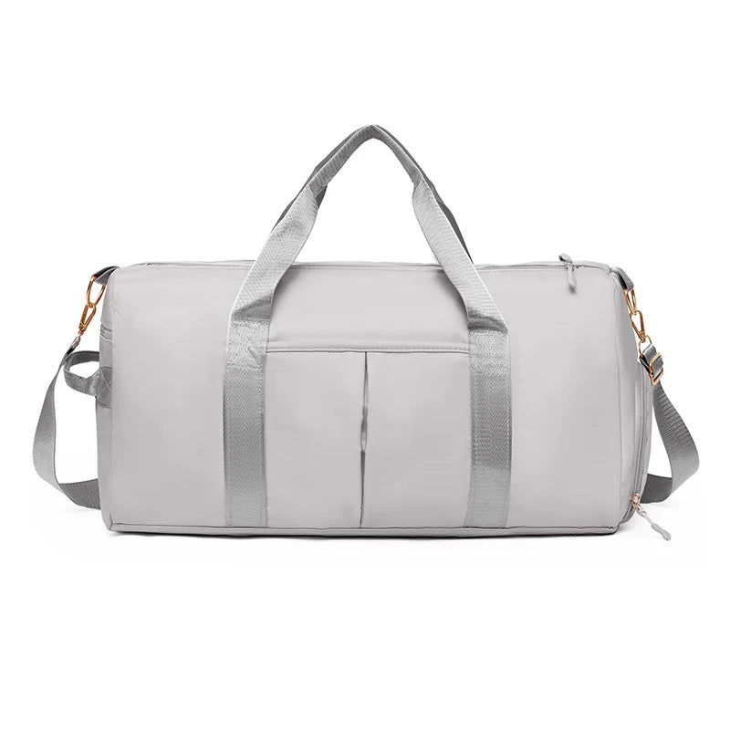 Duffel Bag Tear-Resistant Fabric Padded Handles & Removable Strap