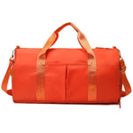 Duffel Bag Tear-Resistant Fabric Padded Handles & Removable Strap