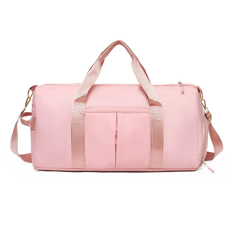 Duffel Bag Tear-Resistant Fabric Padded Handles & Removable Strap